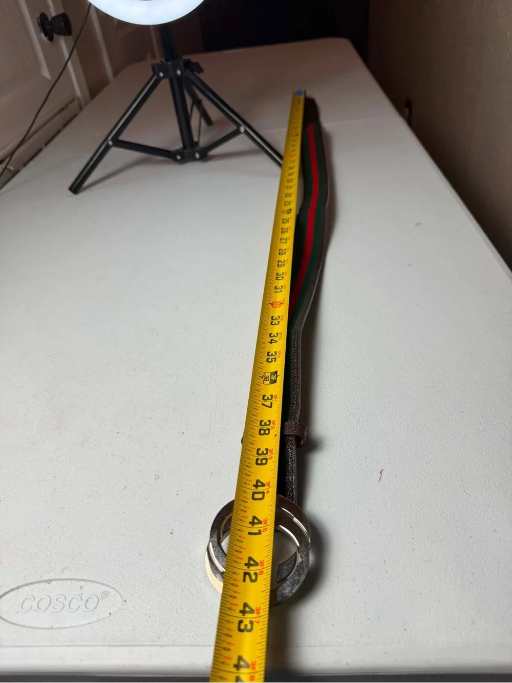 Authentic Gucci Belt. Red and Green